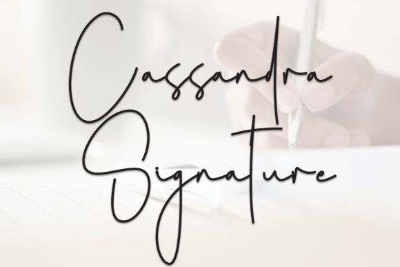 Cassandra Signature: A Stylish Handwriting Font for Branding