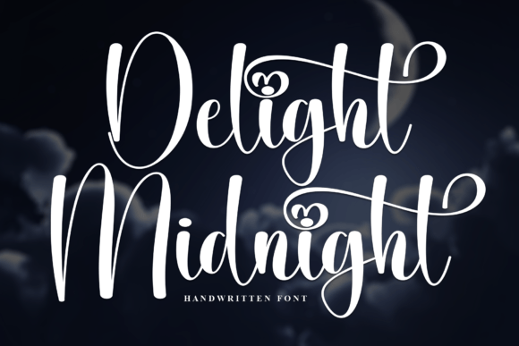 Delight Midnight: A Sweet Handwritten Font for Brands