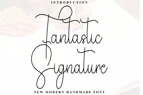 Fantastic Signature: A Premium Script Font for Web Design