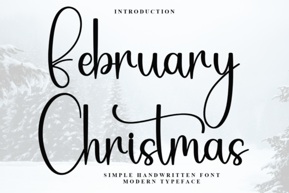 February Christmas: A Script Handwritten Font for Campaigns