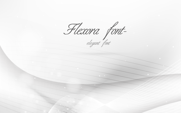 Flexora: A Natural Handwriting Font for Web Design