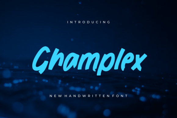 Ghamplex: A Bold Handwritten Font for Editorial Design