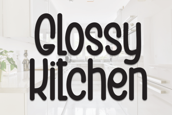 Glossy Kitchen: A Sweet Handwritten Font for Brands