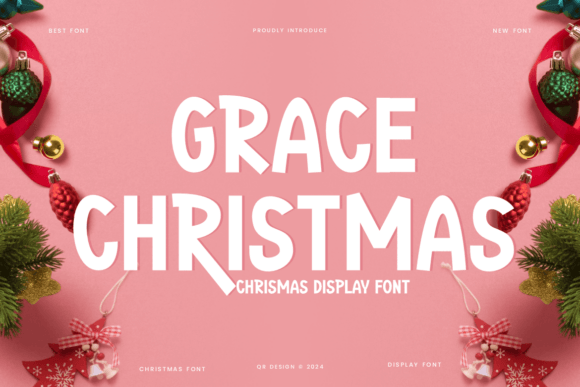 Grace Christmas: A Handwritten Font for Editorial Design