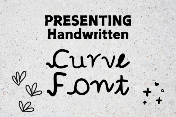 Handwritten Curve: A Playful Script Font for Editors