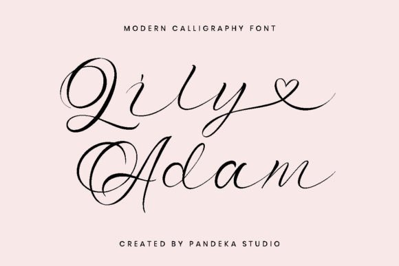 Lily Adam: A Modern Calligraphy Font for Branding