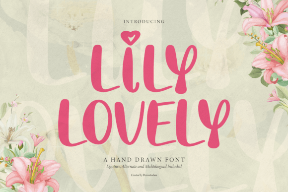 Lily Lovely: A Charming Handwritten Font for Web Design
