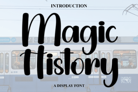Magic History: A Bold Handwritten Font for Editors