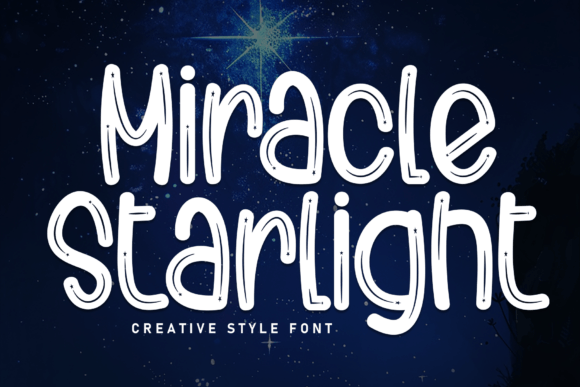 Miracle Starlight: A Sweet Handwritten Font for Editorial Design