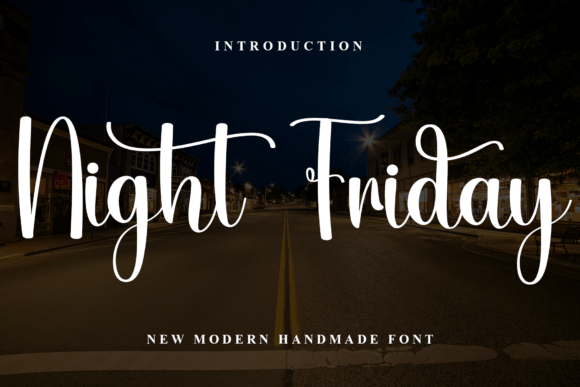 Night Friday: A Script Handwritten Font for Campaigns