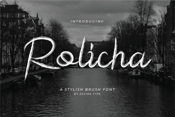 Rolicha: The Vivacious Brush Font for Makers