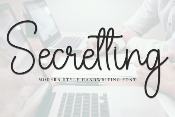 Secretting: A Soft Script Handwritten Font for Makers