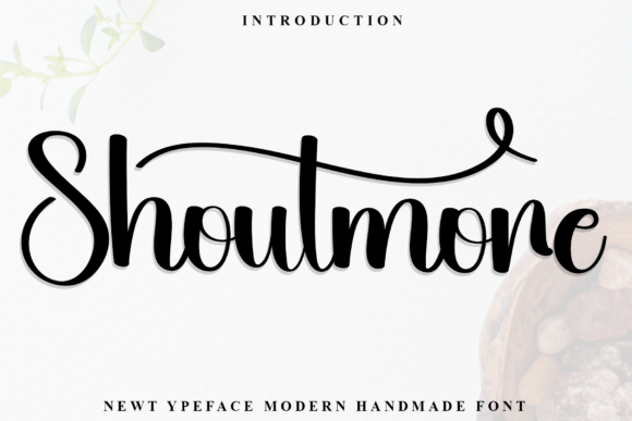 Shoutmore: The Script Handwritten Font for Campaigns