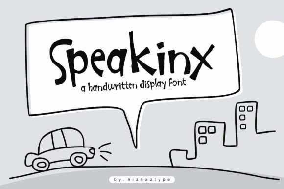 Speakinx: A Sweet Handwritten Font for Editorial Design