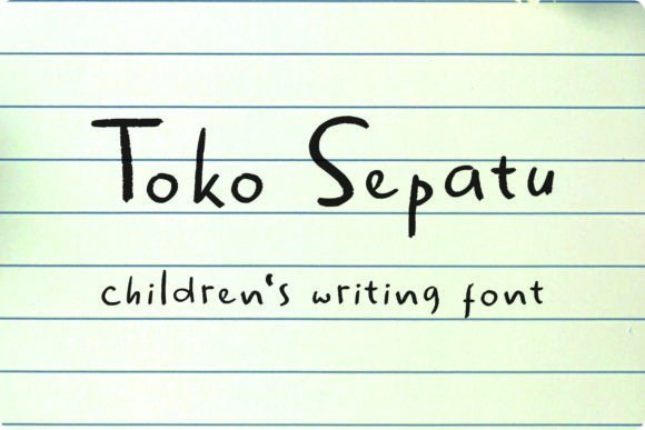 Toko Sepatu: A Childish Handwriting Font for Campaigns