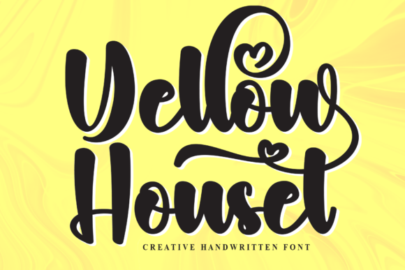 Yellow Houset: A Sweet Script Font Review